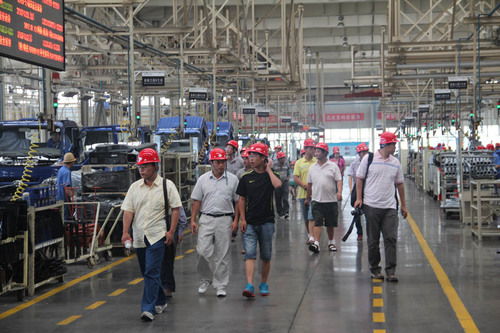 福田諸城汽車廠開啟第二批瑞沃體驗之旅，深化技術交流共謀發展